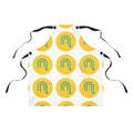 Yellow Loop Arrow Pattern Apron – Playful Retro Kitchen Apron