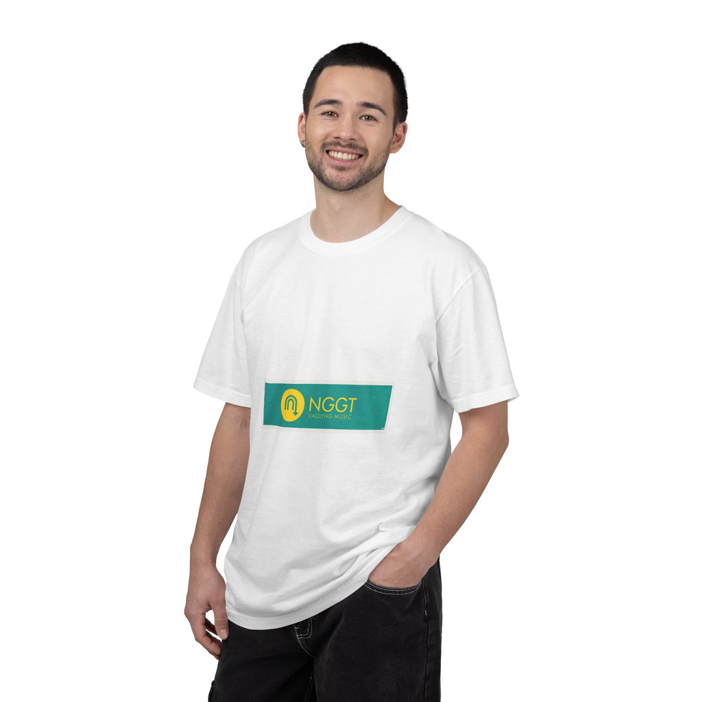 NGGT Logo T-Shirt — Minimal Teal & Yellow Graphic Tee