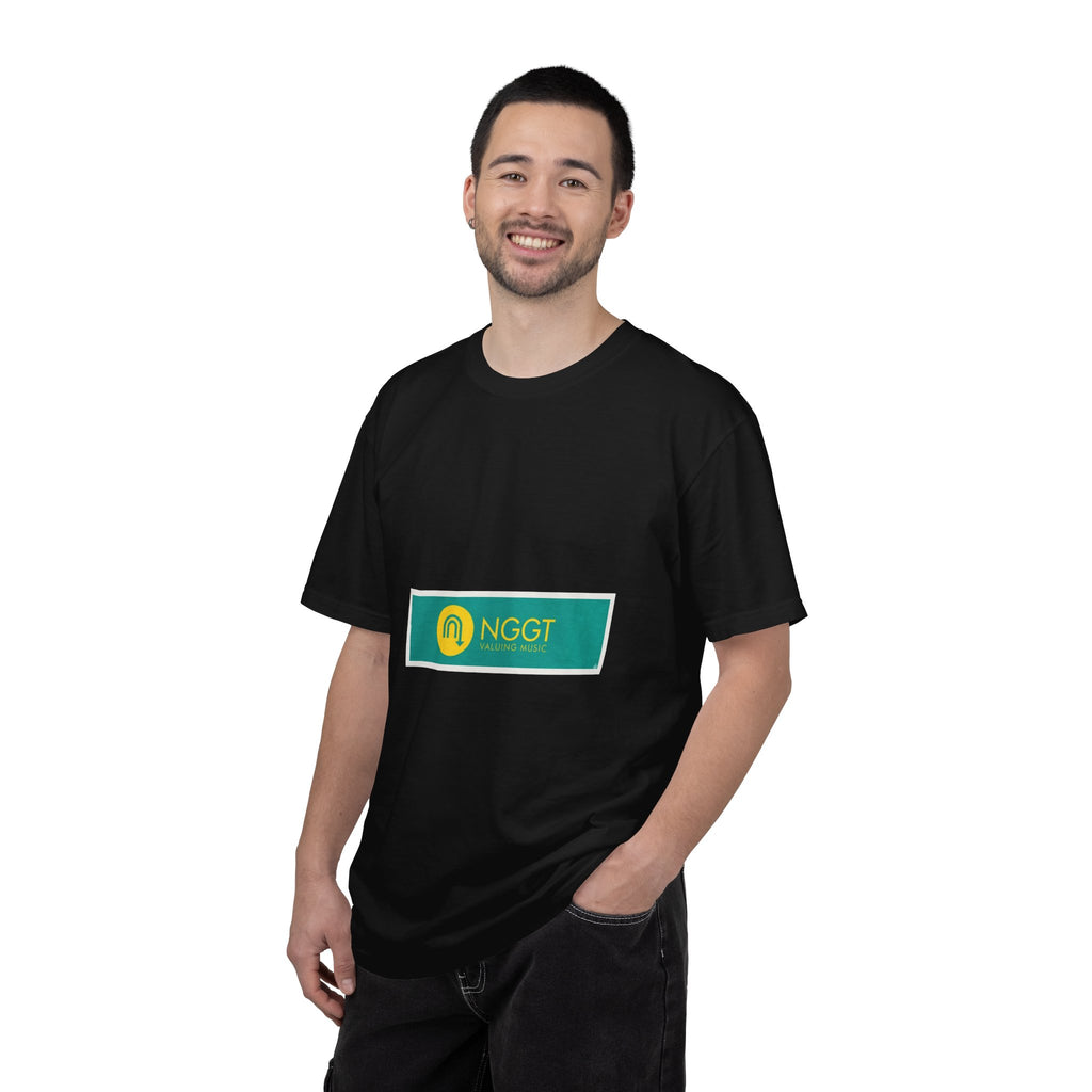 NGGT Logo T-Shirt — Minimal Teal & Yellow Graphic Tee