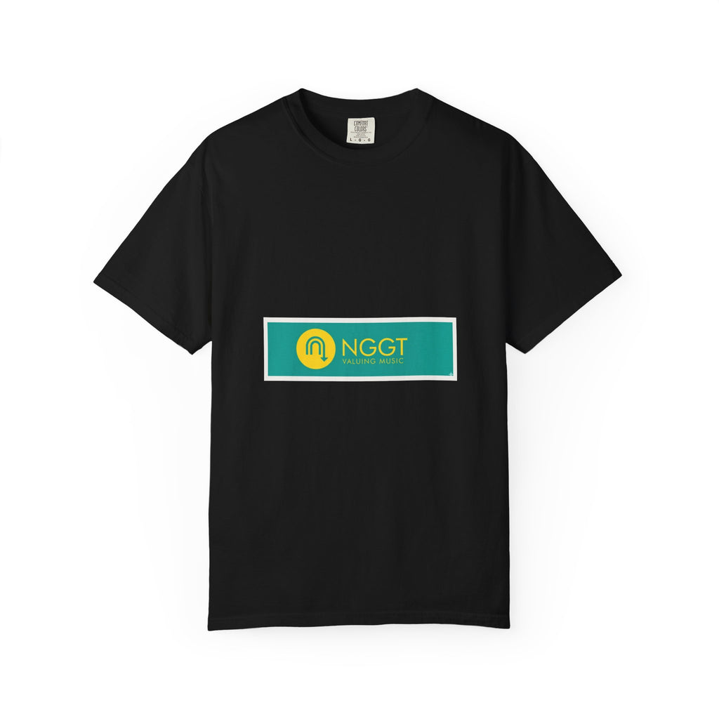 NGGT Logo T-Shirt — Minimal Teal & Yellow Graphic Tee