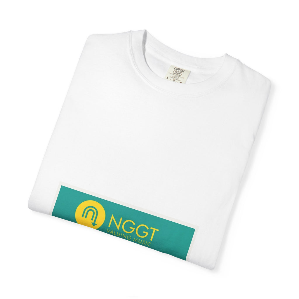 NGGT Logo T-Shirt — Minimal Teal & Yellow Graphic Tee